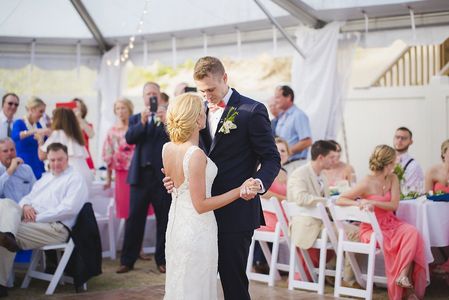 Candid dance-floor moment